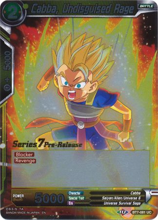 Cabba, Undisguised Rage [BT7-081_PR] | Nerdhalla Games