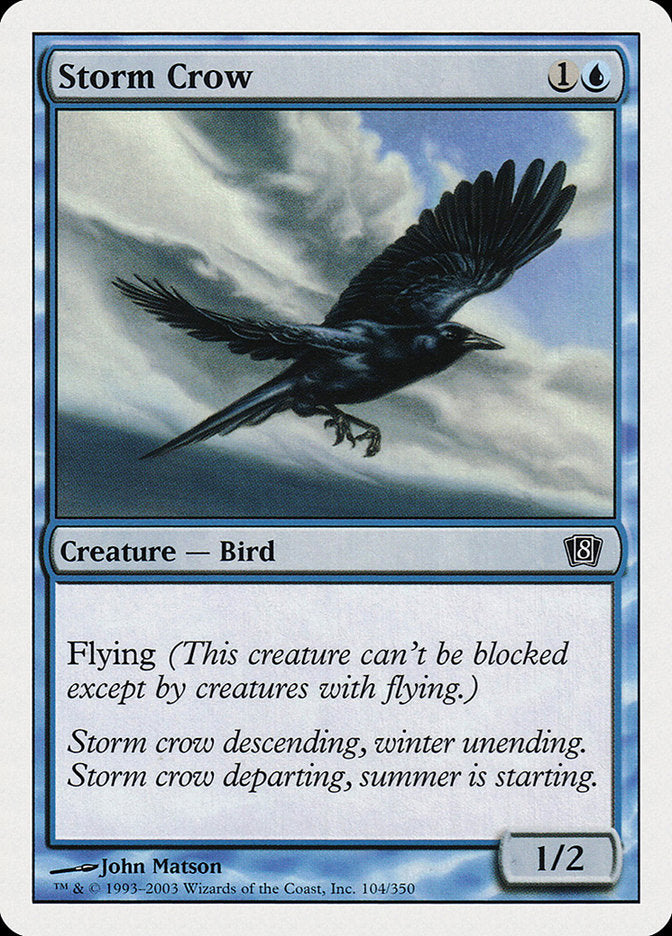 Storm Crow [Eighth Edition] | Nerdhalla Games