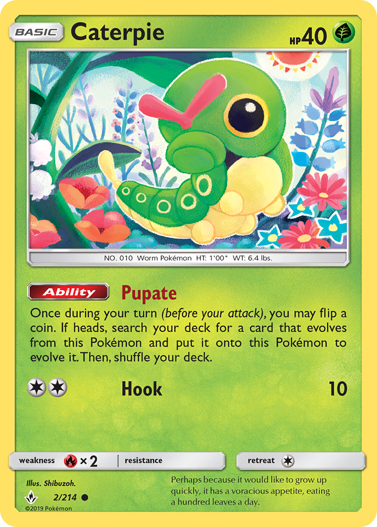 Caterpie (2/214) [Sun & Moon: Unbroken Bonds] | Nerdhalla Games