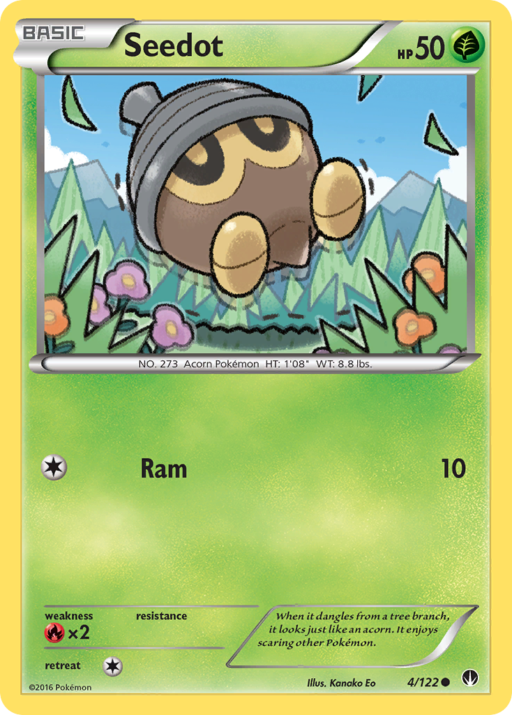 Seedot (4/122) [XY: BREAKpoint] | Nerdhalla Games