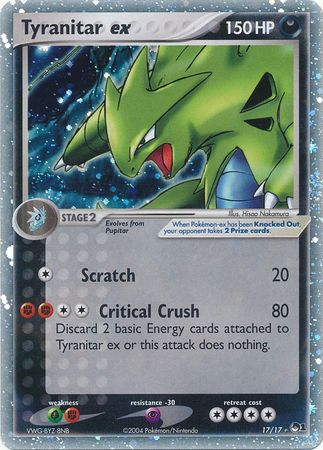 Tyranitar ex (17/17) (Holo) [POP Series 1] | Nerdhalla Games