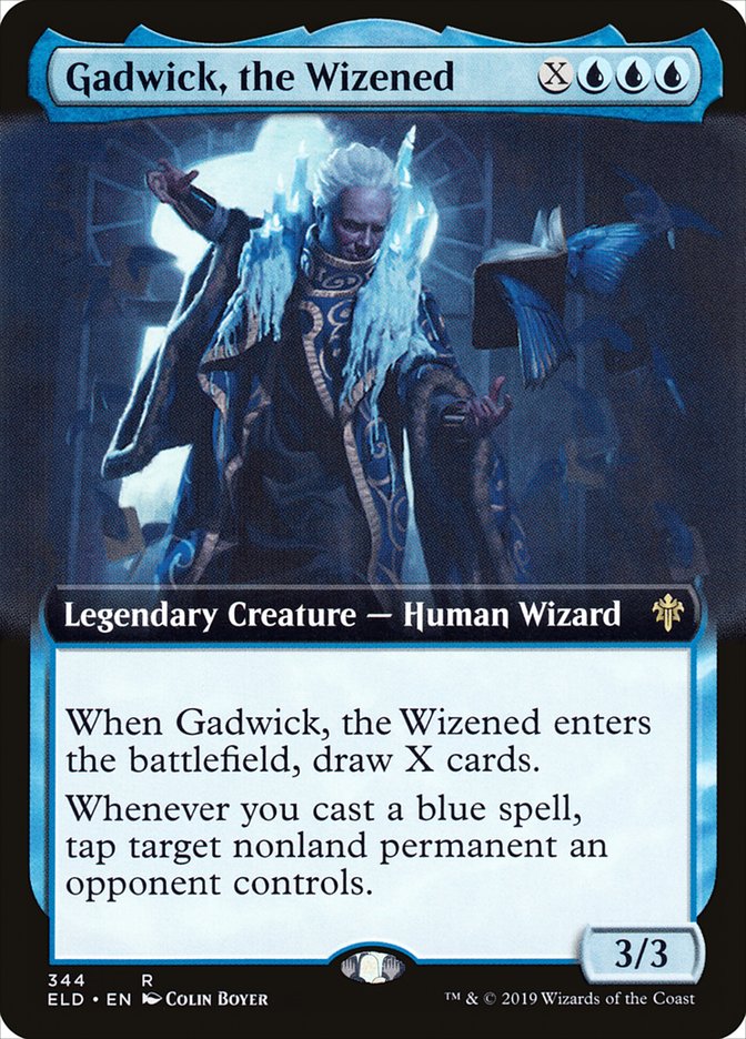 Gadwick, the Wizened (Extended Art) [Throne of Eldraine] | Nerdhalla Games