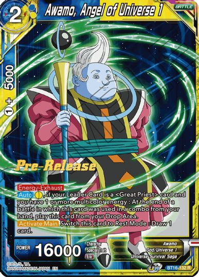 Awamo, Angel of Universe 1 (BT16-132) [Realm of the Gods Prerelease Promos] | Nerdhalla Games