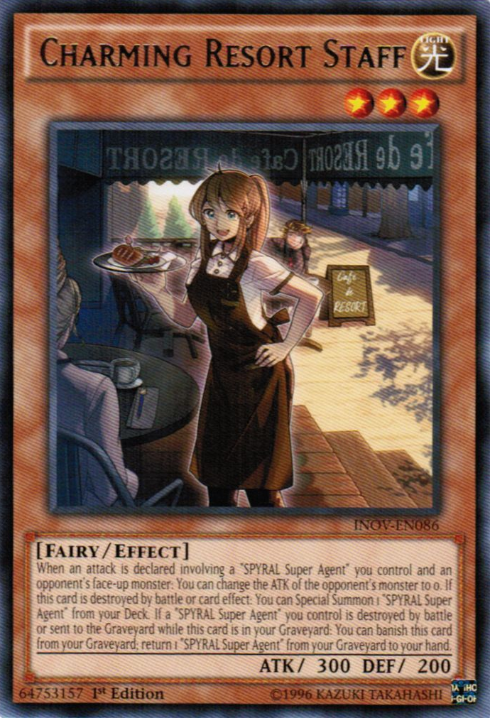 Charming Resort Staff [INOV-EN086] Rare | Nerdhalla Games