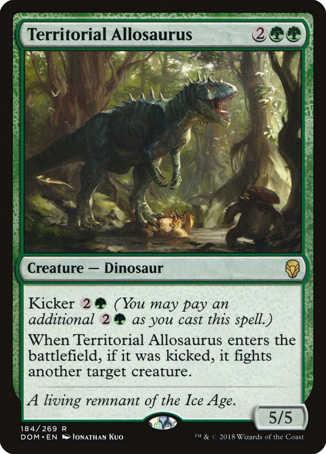 Territorial Allosaurus [Dominaria] | Nerdhalla Games