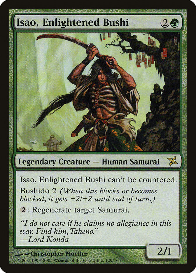 Isao, Enlightened Bushi [Betrayers of Kamigawa] | Nerdhalla Games