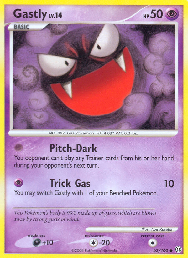 Gastly (62/100) [Diamond & Pearl: Stormfront] | Nerdhalla Games