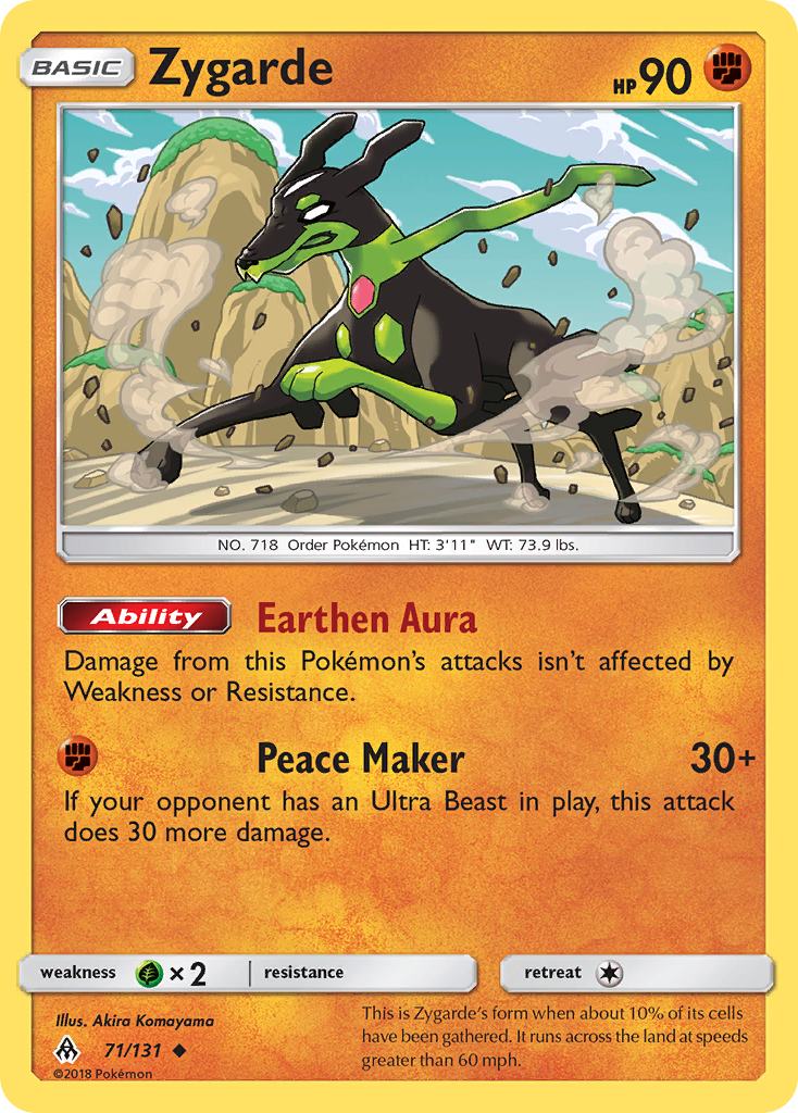 Zygarde (71/131) [Sun & Moon: Forbidden Light] | Nerdhalla Games