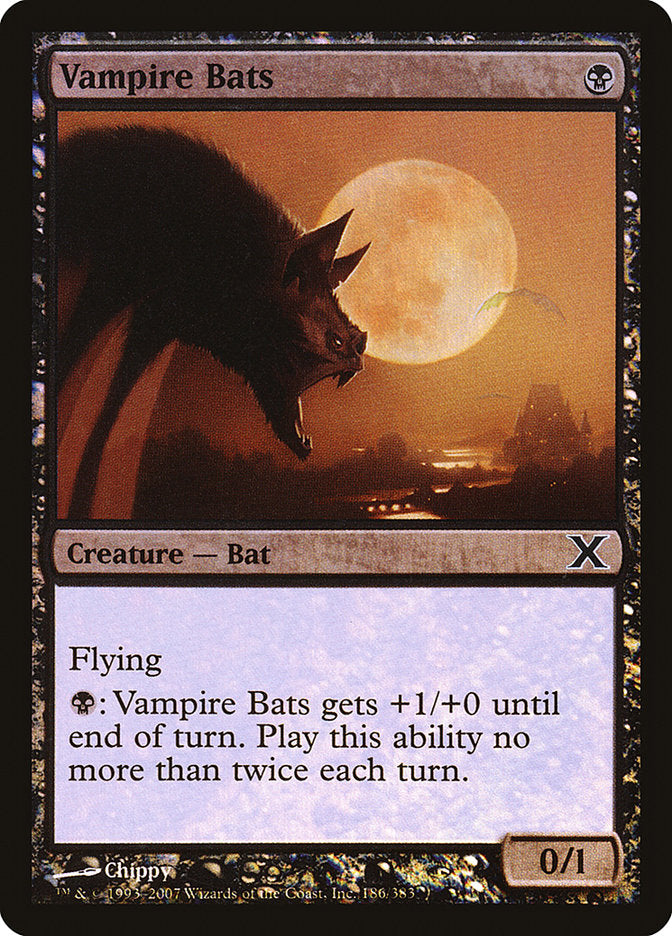 Vampire Bats (Premium Foil) [Tenth Edition] | Nerdhalla Games