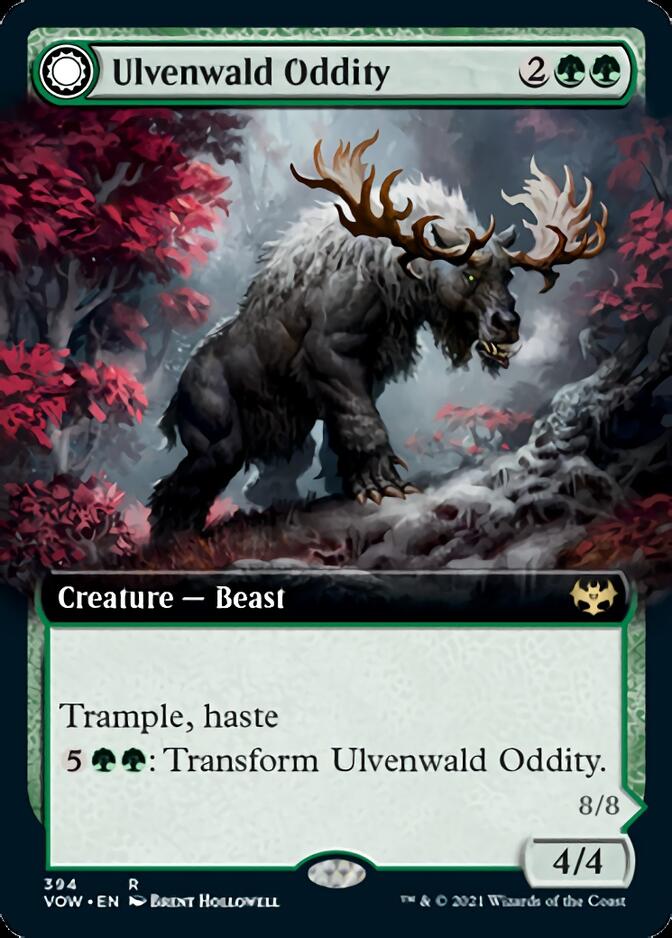 Ulvenwald Oddity // Ulvenwald Behemoth (Extended) [Innistrad: Crimson Vow] | Nerdhalla Games