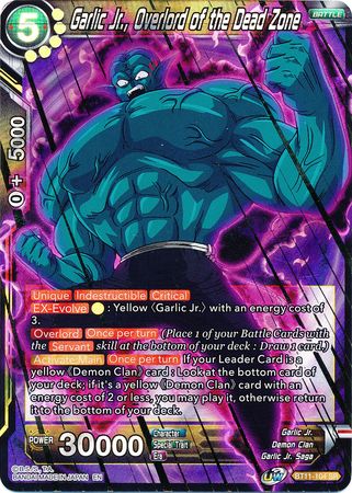 Garlic Jr., Overlord of the Dead Zone [BT11-104] | Nerdhalla Games