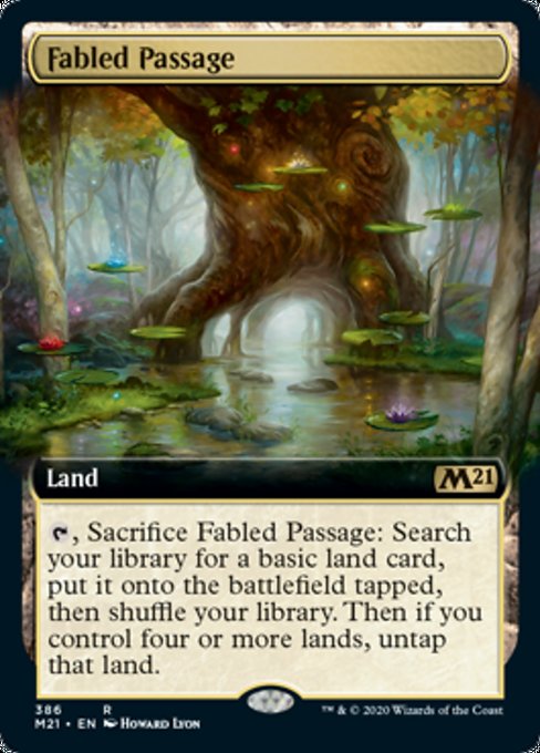 Fabled Passage (Extended Art) [Core Set 2021] | Nerdhalla Games