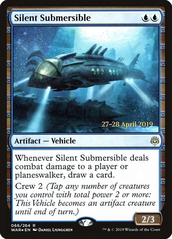 Silent Submersible  [War of the Spark Prerelease Promos] | Nerdhalla Games