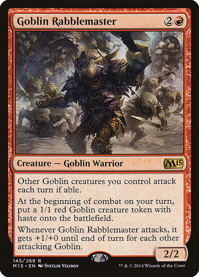 Goblin Rabblemaster [Magic 2015] | Nerdhalla Games