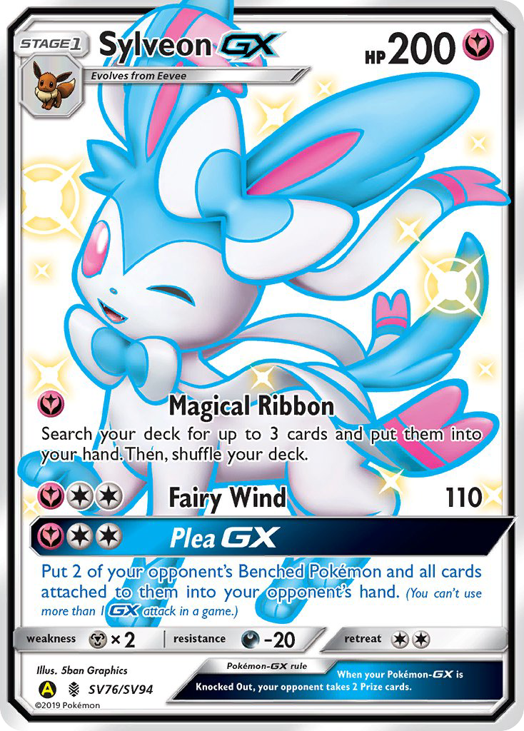 Sylveon GX (SV76/SV94) [Sun & Moon: Hidden Fates - Shiny Vault] | Nerdhalla Games