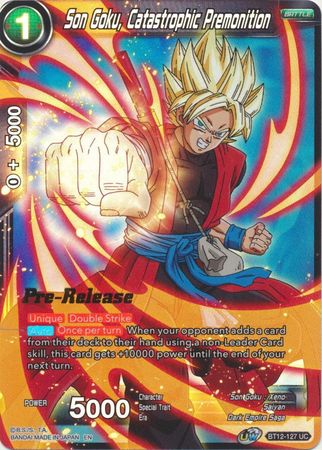 Son Goku, Catastrophic Premonition (BT12-127) [Vicious Rejuvenation Prerelease Promos] | Nerdhalla Games