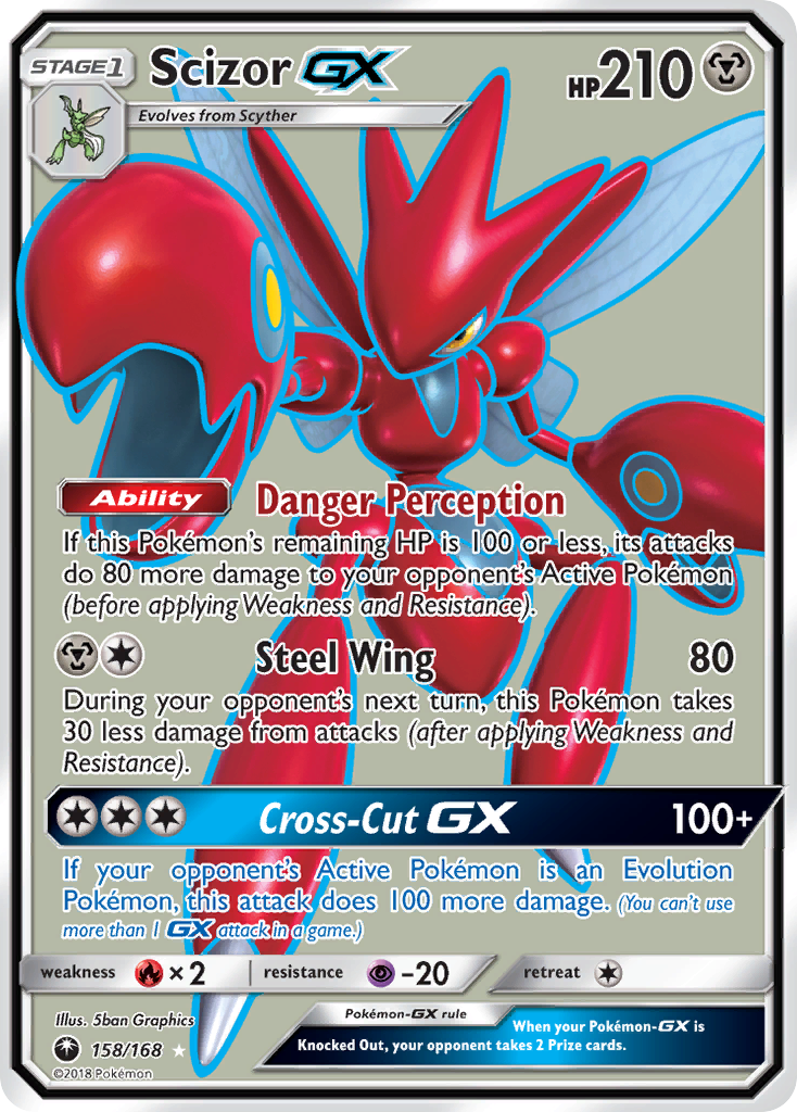 Scizor GX (158/168) [Sun & Moon: Celestial Storm] | Nerdhalla Games