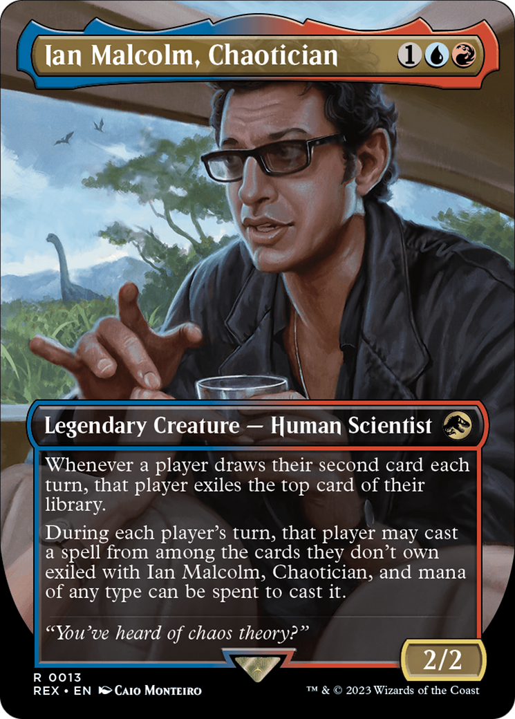 Ian Malcolm, Chaotician (Borderless) [Jurassic World Collection] | Nerdhalla Games