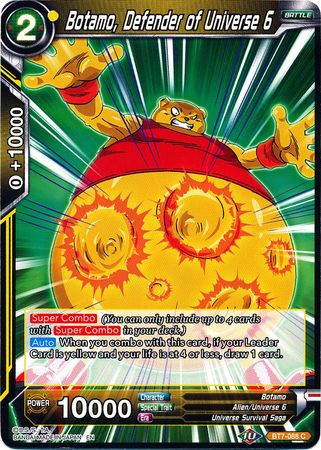 Botamo, Defender of Universe 6 [BT7-088] | Nerdhalla Games