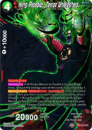 King Piccolo, Terror Unleashed (SPR) (BT5-022) [Miraculous Revival] | Nerdhalla Games