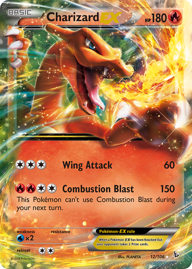 Charizard EX (12/106) [XY: Flashfire] | Nerdhalla Games