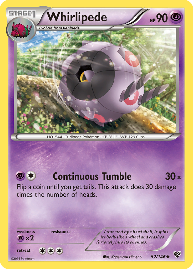 Whirlipede (52/146) [XY: Base Set] | Nerdhalla Games