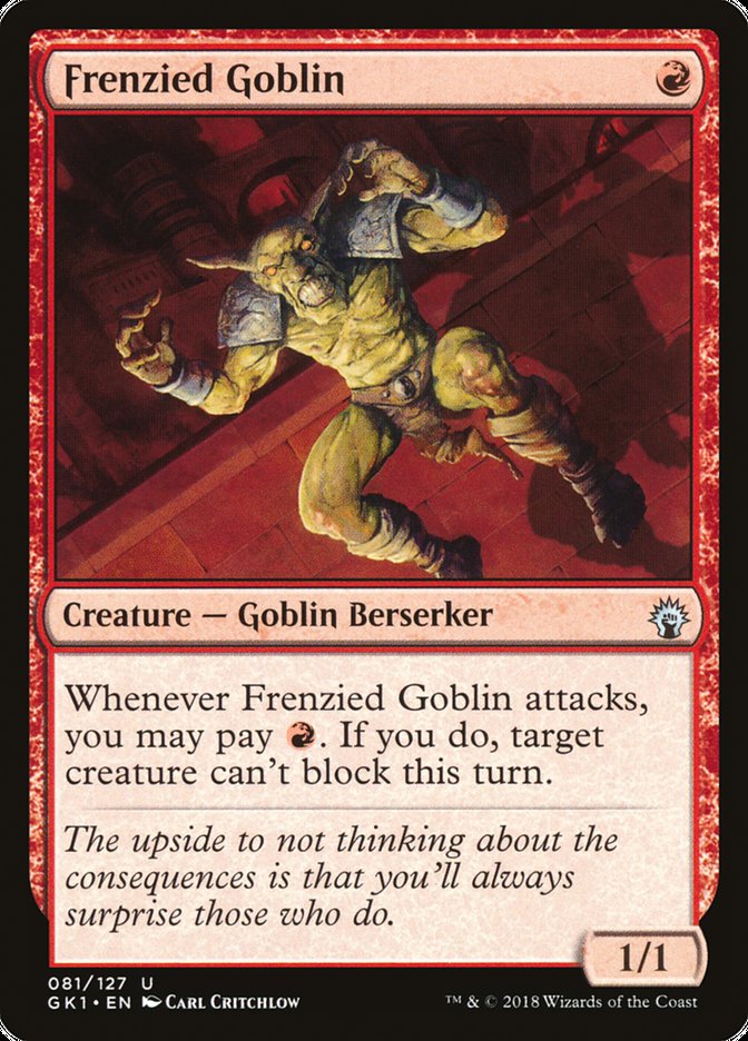 Frenzied Goblin [Guilds of Ravnica Guild Kit] | Nerdhalla Games