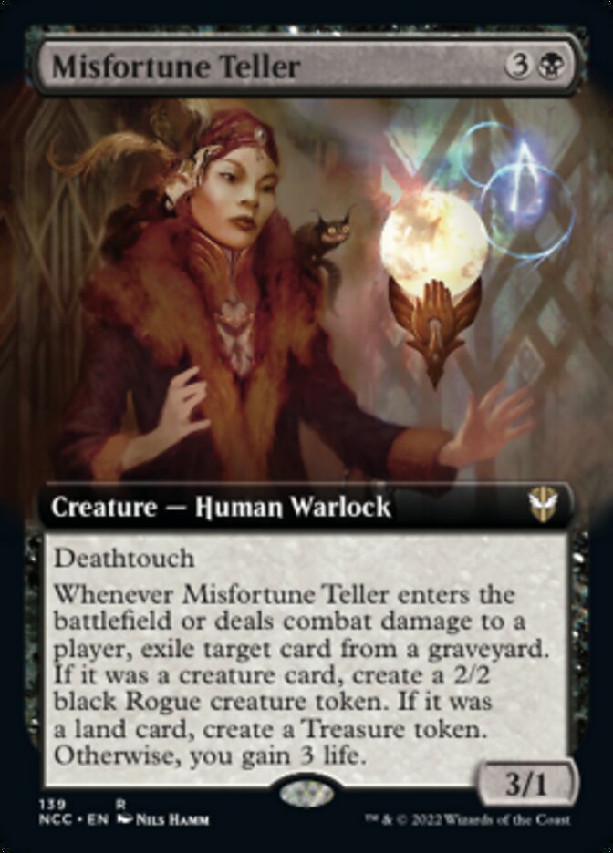 Misfortune Teller (Extended Art) [Streets of New Capenna Commander] | Nerdhalla Games