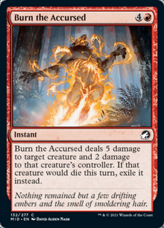 Burn the Accursed [Innistrad: Midnight Hunt] | Nerdhalla Games