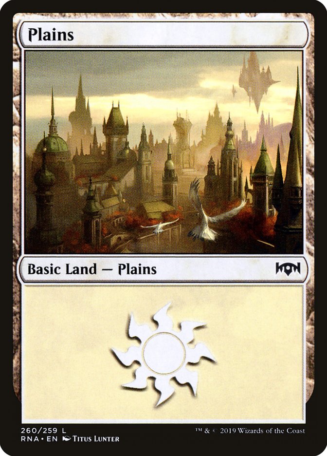 Plains (260) [Ravnica Allegiance] | Nerdhalla Games