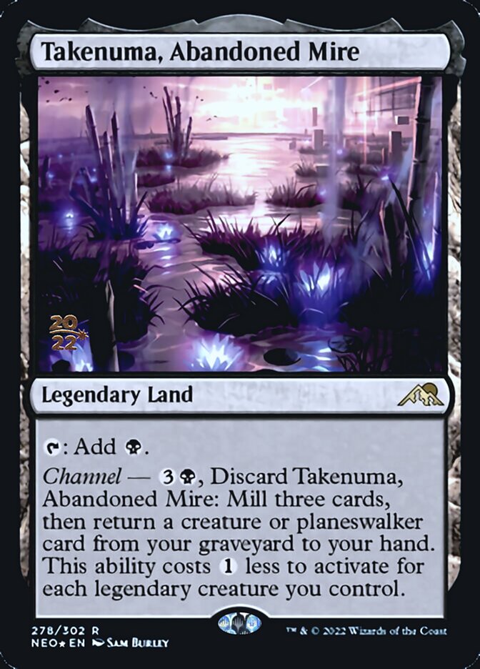 Takenuma, Abandoned Mire [Kamigawa: Neon Dynasty Prerelease Promos] | Nerdhalla Games