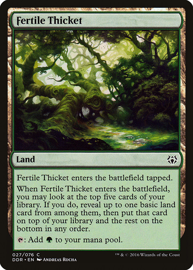 Fertile Thicket [Duel Decks: Nissa vs. Ob Nixilis] | Nerdhalla Games