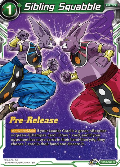 Sibling Squabble (BT16-067) [Realm of the Gods Prerelease Promos] | Nerdhalla Games