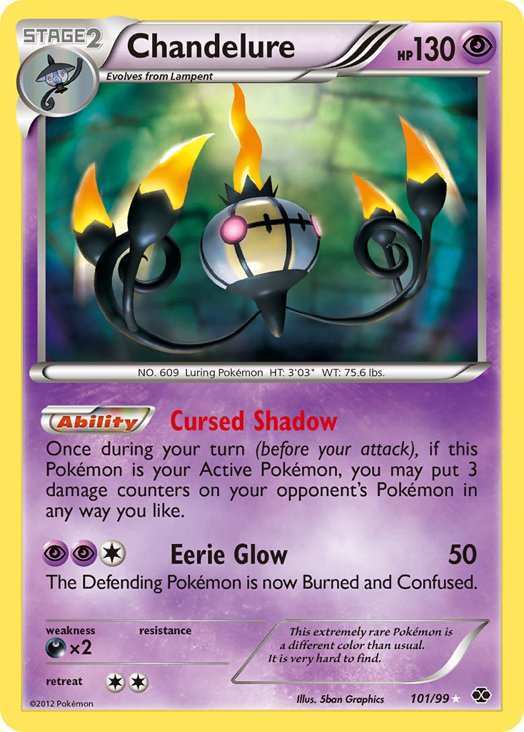 Chandelure (101/99) [Black & White: Next Destinies] | Nerdhalla Games