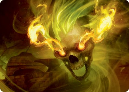 Flameskull Art Card [Dungeons & Dragons: Adventures in the Forgotten Realms Art Series] | Nerdhalla Games