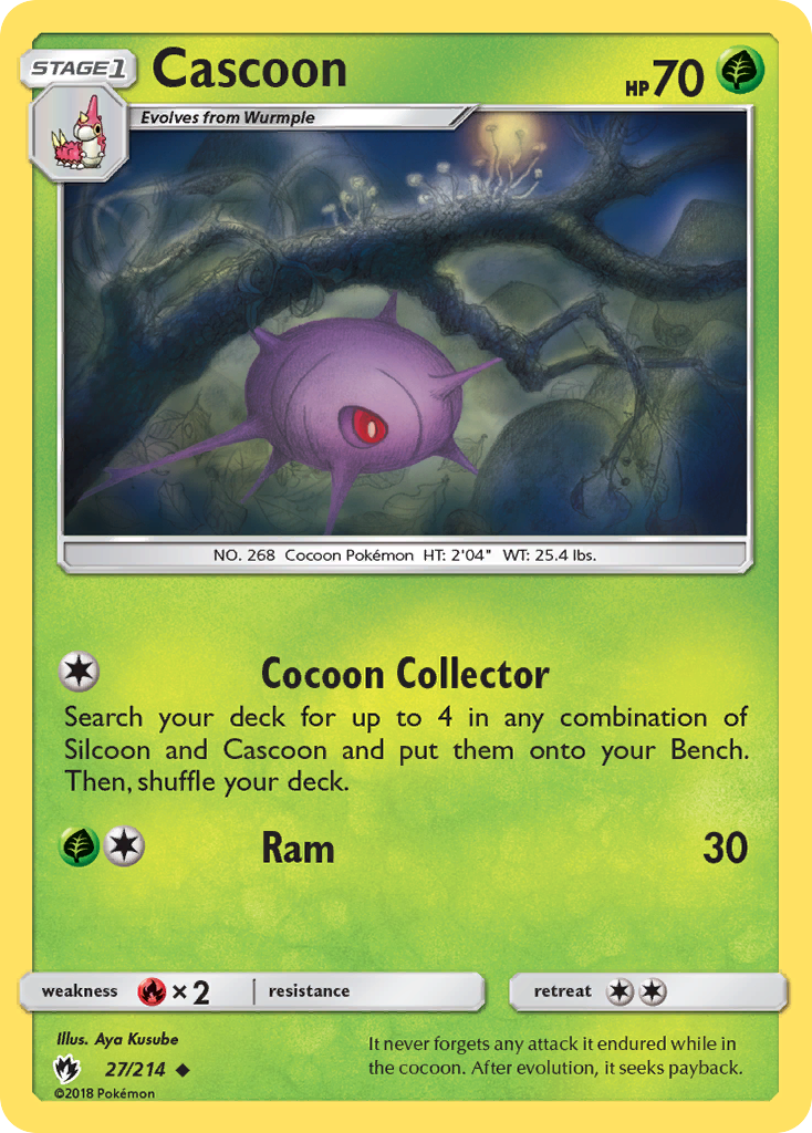 Cascoon (27/214) [Sun & Moon: Lost Thunder] | Nerdhalla Games