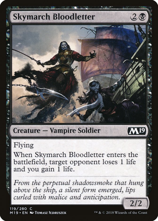 Skymarch Bloodletter [Core Set 2019] | Nerdhalla Games