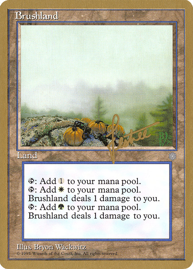 Brushland (Bertrand Lestree) [Pro Tour Collector Set] | Nerdhalla Games