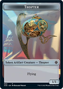 Cat Bird // Thopter Double-Sided Token [Starter Commander Decks] | Nerdhalla Games