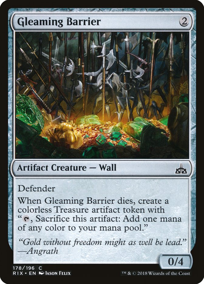 Gleaming Barrier [Rivals of Ixalan] | Nerdhalla Games