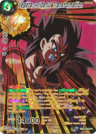 Vegeta, Prideful Transformation (SPR) [BT10-105] | Nerdhalla Games