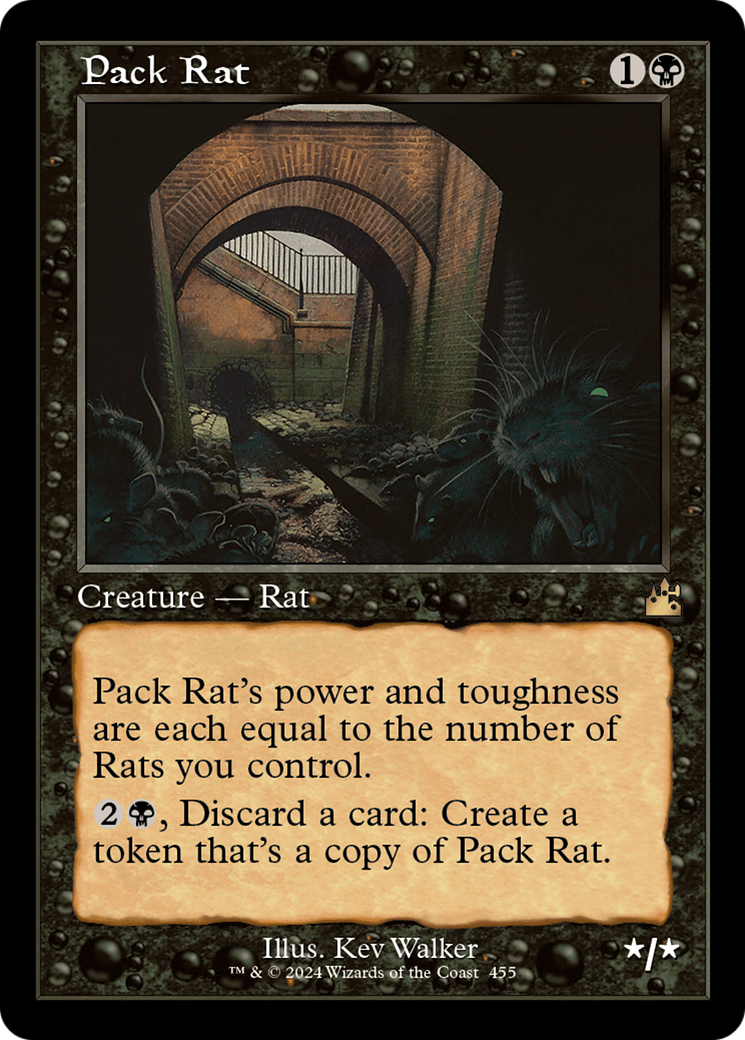 Pack Rat (Retro Frame) [Ravnica Remastered] | Nerdhalla Games