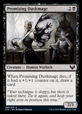 Promising Duskmage [Strixhaven: School of Mages] | Nerdhalla Games