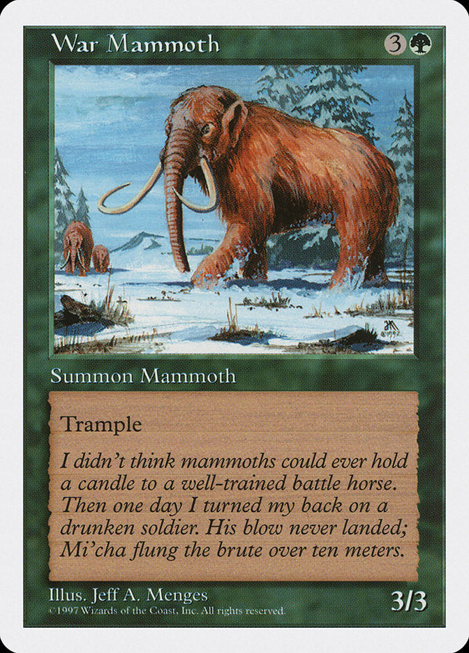 War Mammoth [Fifth Edition] | Nerdhalla Games