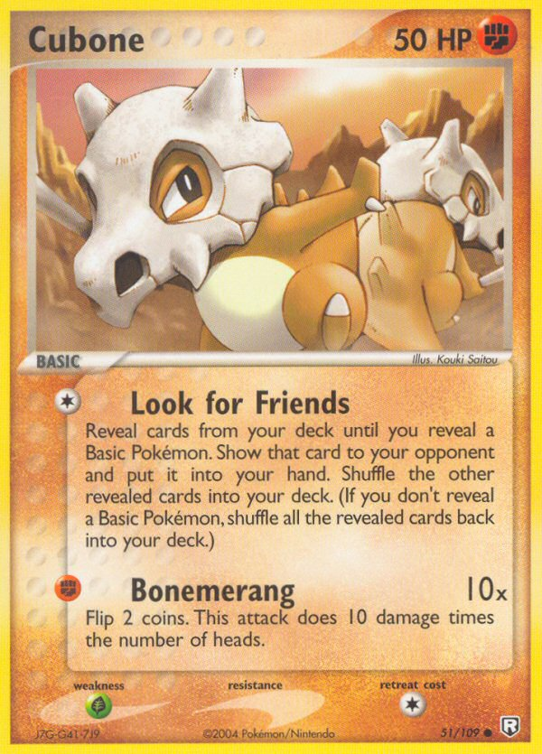 Cubone (51/109) [EX: Team Rocket Returns] | Nerdhalla Games