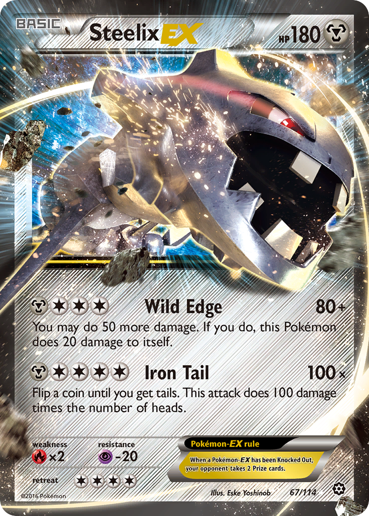 Steelix EX (67/114) [XY: Steam Siege] | Nerdhalla Games