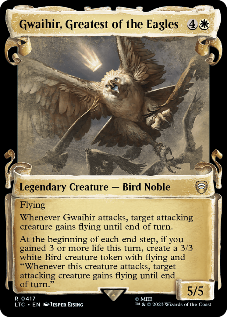 Gwaihir, Greatest of the Eagles [The Lord of the Rings: Tales of Middle-Earth Commander Showcase Scrolls] | Nerdhalla Games