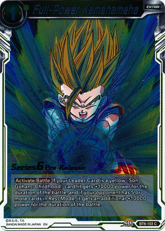 Full-Power Kamehameha [BT6-103_PR] | Nerdhalla Games