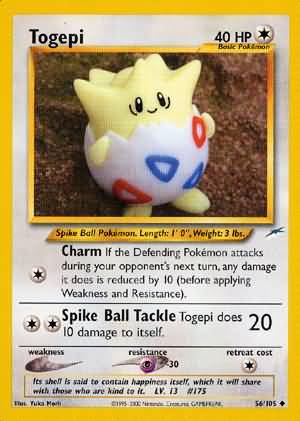 Togepi (56/105) [Neo Destiny Unlimited] | Nerdhalla Games