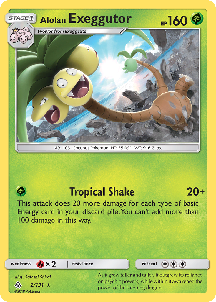 Alolan Exeggutor (2/131) [Sun & Moon: Forbidden Light] | Nerdhalla Games